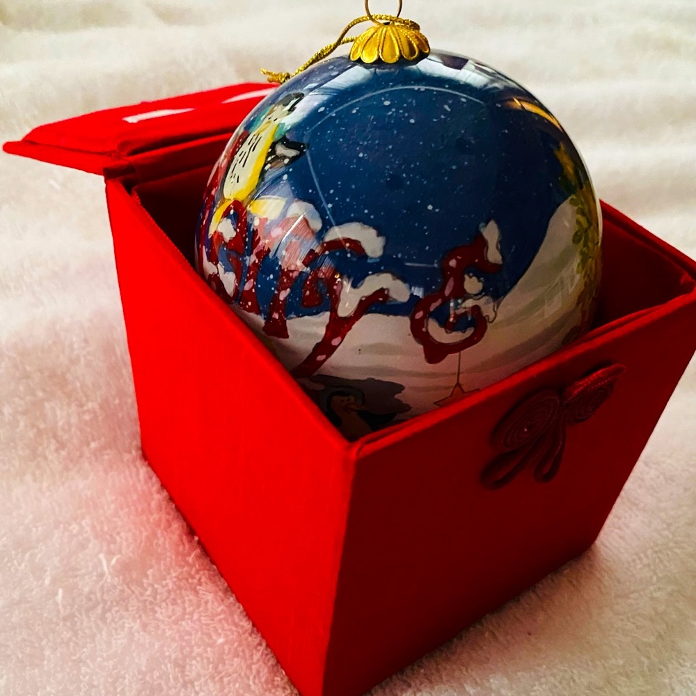 Pier 1 penguins ornament